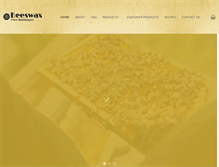Tablet Screenshot of beeswaxfrombeekeepers.com